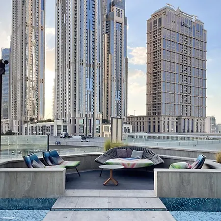 Simply Comfort In Missoni Top Floor With Sea, Canal And Burj Khalifa Views دبي المظهر الخارجي الصورة