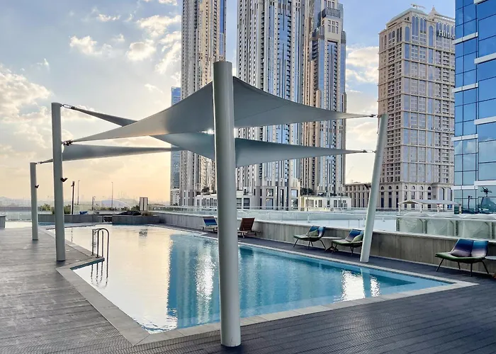 Simply Comfort In Missoni Top Floor With Sea, Canal And Burj Khalifa Views