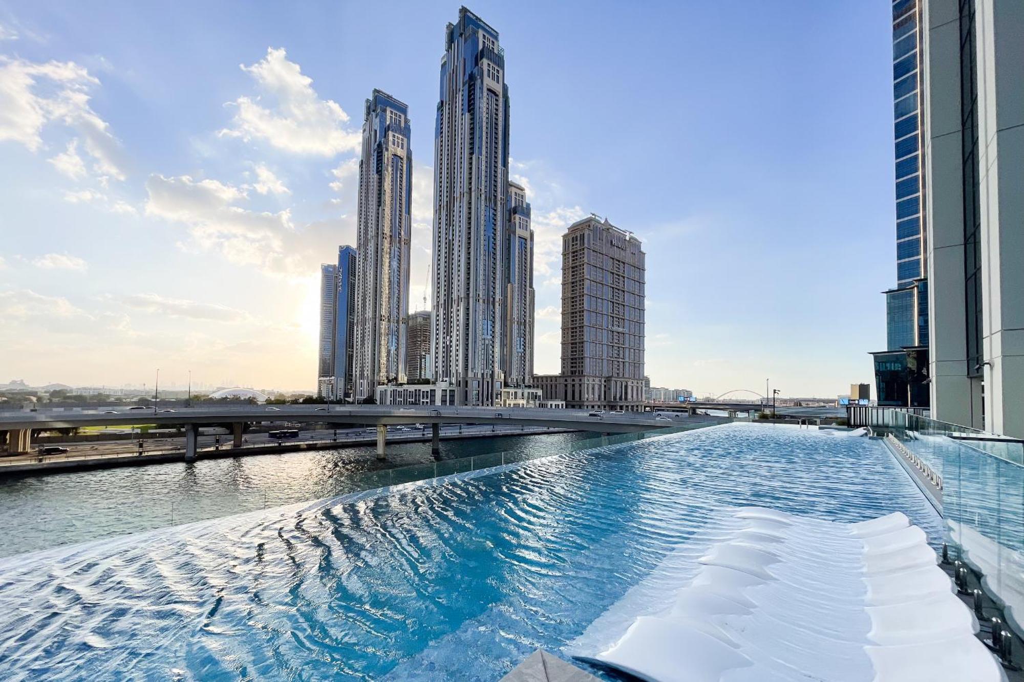 Simply Comfort In Missoni Floor With Sea, Canal And Burj Khalifa Views شقة *