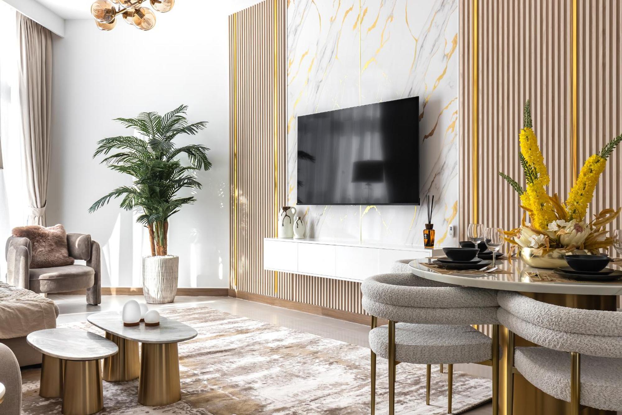 Simply Comfort In Missoni Floor With Sea, Canal And Burj Khalifa Views شقة